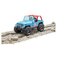 bruder Jeep Cross Country Racer blau mit Rennfahrer 2541 Spielzeugauto