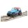 bruder Jeep Cross Country Racer blau mit Rennfahrer 2541 Spielzeugauto