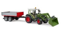bruder Fendt Vario 211 Traktor mit Frontlader und...