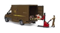 bruder MB Sprinter UPS mit Fahrer und Zubehör 02678 Spielzeugauto