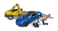 bruder MB Sprinter Autotransporter mit Light & Sound...