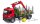bruder MB Arocs Holztransport LKW mit Ladekran, Greifer und 3 Baumstämmen 03669 Spielzeugauto