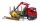 bruder MB Arocs Holztransport LKW mit Ladekran, Greifer und 3 Baumstämmen 03669 Spielzeugauto