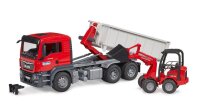bruder MAN TGS LKW mit Abrollcontainer + Schäffer...