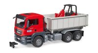 bruder MAN TGS LKW mit Abrollcontainer + Schäffer Hoflader 2630 03767 Spielzeugauto