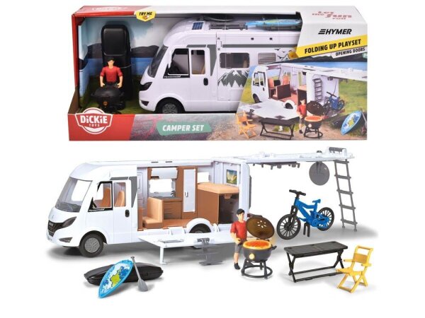 DICKIE Hymer Camping Van B-Klasse Wohnmobil 203837021 Spielzeugauto