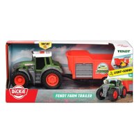 DICKIE Fendt Traktor mit Anhänger 203734001 Spielzeugauto