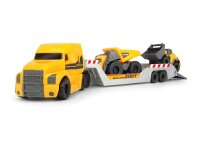 DICKIE Mack/Volvo Micro Builder Truck LKW mit Anhänger 203725005 Spielzeugautos