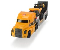 DICKIE Mack/Volvo Micro Builder Truck LKW mit Anhänger 203725005 Spielzeugautos