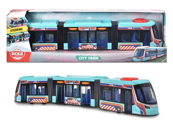 DICKIE Siemens City Tram Straßenbahn 203747016 Spielzeugeisenbahnen