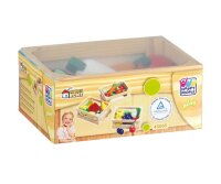 HAPPY PEOPLE® Kaufladen-Zubehör Holzkorb Obst...
