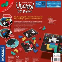 KOSMOS Ubongo 3-D Master Geschicklichkeitsspiel, 1 St.