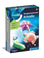 Clementoni Experimentierkasten Phosphoreszierende Kristalle mehrfarbig