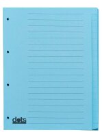 dots Ordnerregister Vollformat blanko blau 20-teilig, 5 Satz