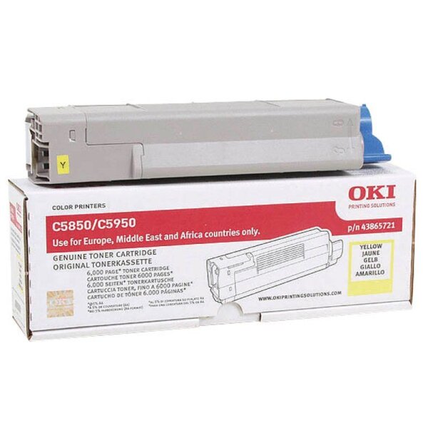 OKI 43865721  gelb Toner