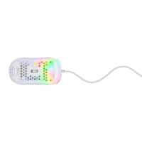 CHERRY XTRFY MZ1 RGB Gaming Maus kabelgebunden weiß
