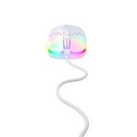 CHERRY XTRFY MZ1 RGB Gaming Maus kabelgebunden weiß
