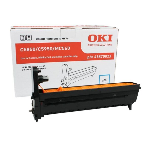 OKI 43870023  cyan Trommel
