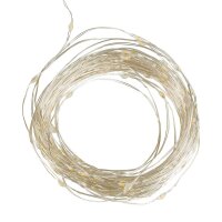 Idena 120er Micro LED Lichterkette silber 13,5 m