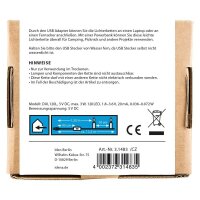 Idena 120er Micro LED Lichterkette silber 13,5 m