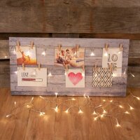 Idena 10er LED Lichterkette transparent 110,0 cm, 1 St.
