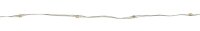 Idena 50er Micro LED Lichterkette silber 2,75 m