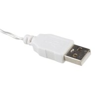 Idena 50er Micro LED Lichterkette silber 2,75 m