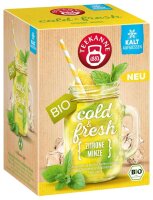 TEEKANNE cold & fresh Zitrone-Minze Bio-Tee 15 Portionen