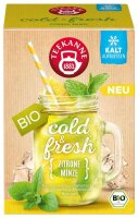 TEEKANNE cold & fresh Zitrone-Minze Bio-Tee 15 Portionen