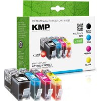 KMP H67V  schwarz, cyan, magenta, gelb Druckerpatronen...