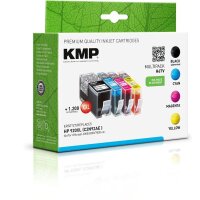 KMP H67V  schwarz, cyan, magenta, gelb Druckerpatronen...