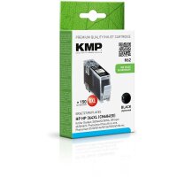 KMP H62  schwarz Druckerpatrone kompatibel zu HP 364XL...