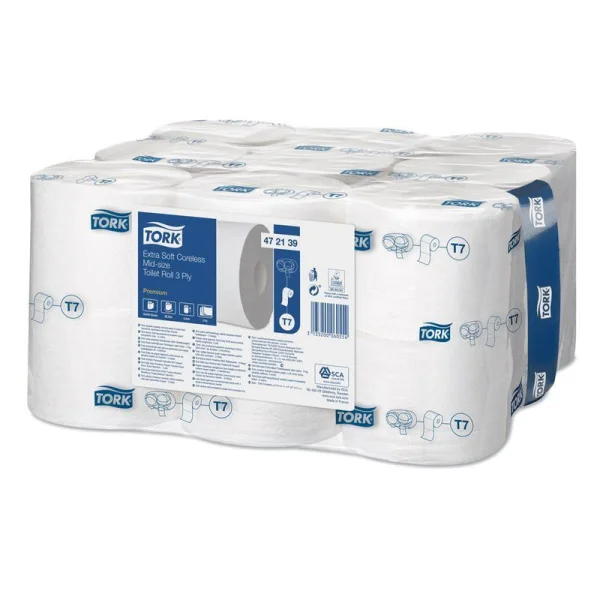 TORK Toilettenpapier T7 Premium 3-lagig, 18 Rollen