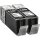 KMP C89D  schwarz Druckerpatronen kompatibel zu Canon 2x PGI-550 XL PGBK