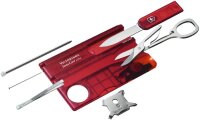 VICTORINOX Multitool SwissCard Lite 0.7300.T, Länge:...