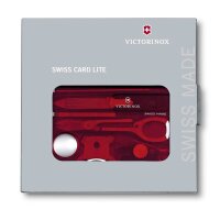 VICTORINOX Multitool SwissCard Lite 0.7300.T, Länge: 82,0 mm, 1 St.