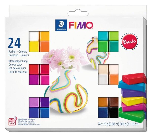 STAEDTLER Modelliermasse FIMO® soft Basic mehrfarbig