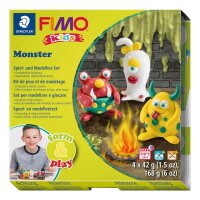 STAEDTLER Modelliermasse FIMO® kids Monster mehrfarbig