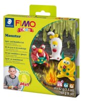 STAEDTLER Modelliermasse FIMO® kids Monster mehrfarbig