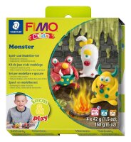 STAEDTLER Modelliermasse FIMO® kids Monster mehrfarbig