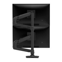 ergotron Monitor-Halterung LX-Dual 45-509-224 schwarz für 2 Monitore, Tischklemme