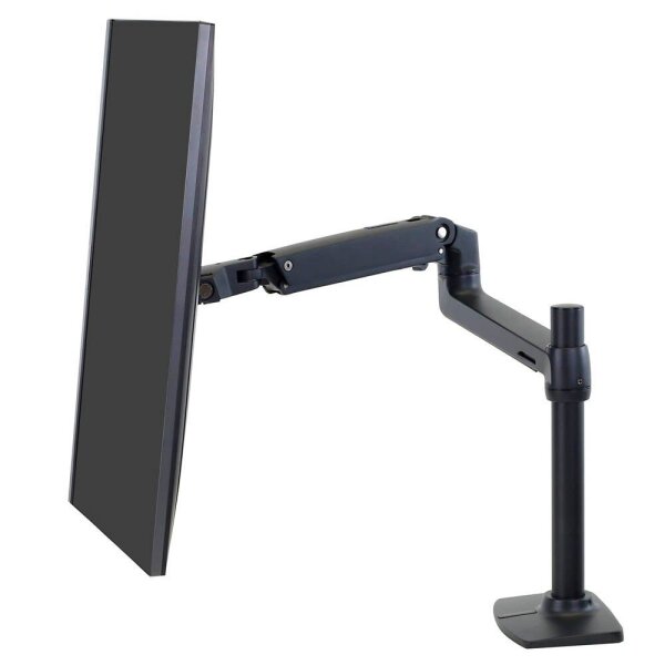ergotron Monitor-Halterung LX mit hoher Säule 45-537-224 schwarz für 1 Monitor,