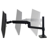 ergotron Monitor-Halterung LX mit hoher Säule 45-537-224 schwarz für 1 Monitor,
