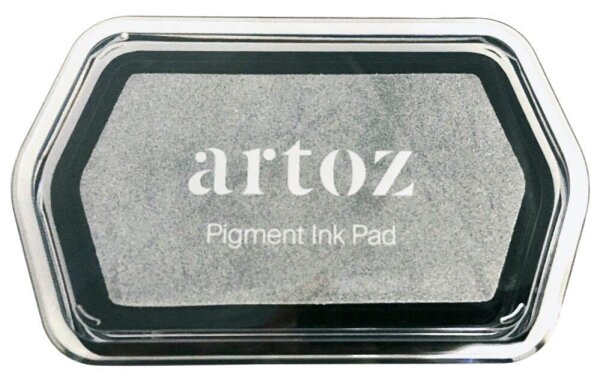 artoz Stempelkissen Brilliance silber 9,0 x 6,0 cm