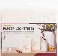 folia Papiertüten für Tischlichter weiß...