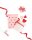 folia Geschenkband Set Rosy Love unterschiedlich rot/weiß