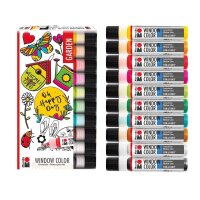 Marabu Garden Fenstermalfarben farbsortiert 10x 25,0 ml