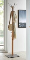 HAKU Möbel Kleiderständer 19386 eiche Holz 10...
