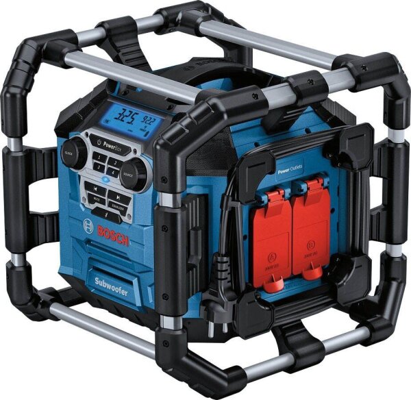 BOSCH Professional GPB 18V-5 C Baustellenradio blau, schwarz
