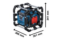 BOSCH Professional GPB 18V-5 C Baustellenradio blau, schwarz
